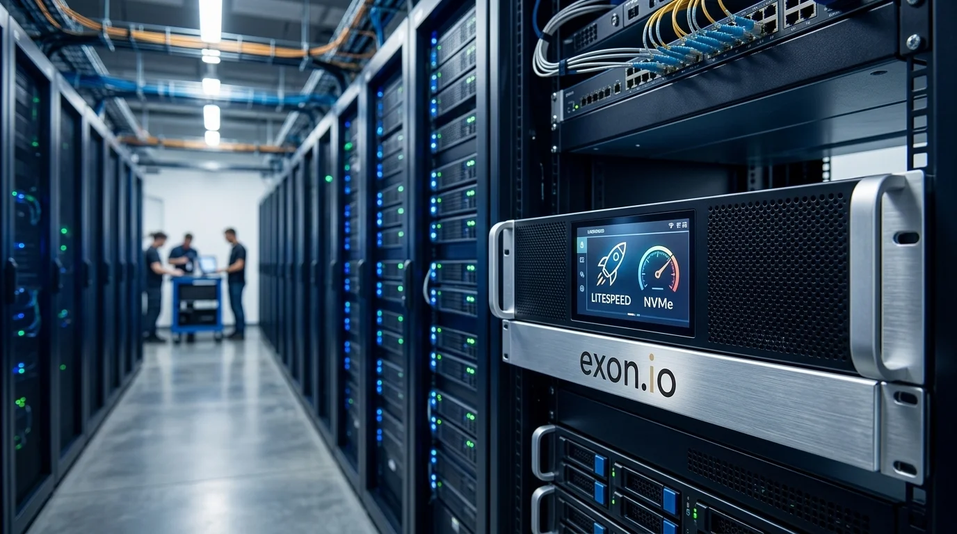 Exon.io nextHosting: recenze výkonného webhostingu na LiteSpeed a NVMe