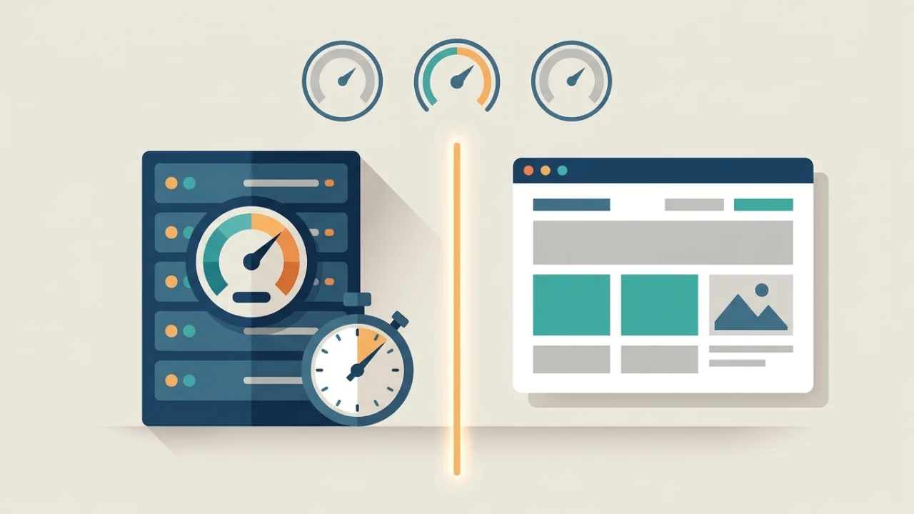 Core Web Vitals a hosting: co ovlivní server a co frontend