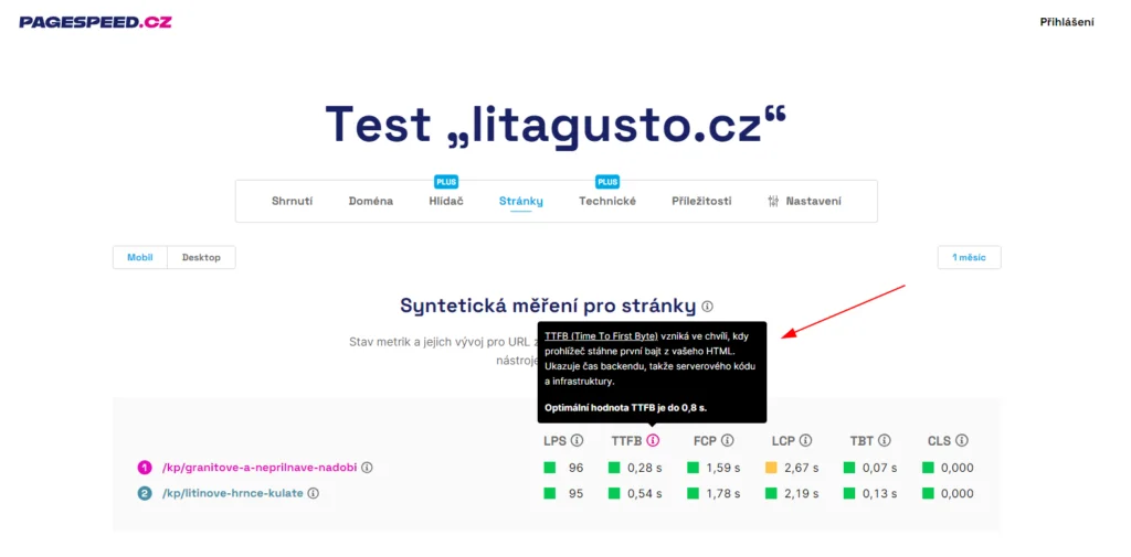 7 Webglobe Pagespeed Ttfb