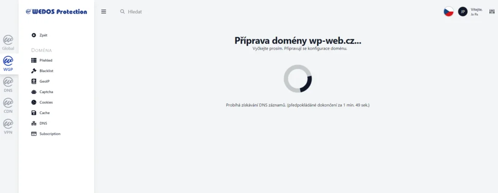 Wedos Global Pridani Domeny 2